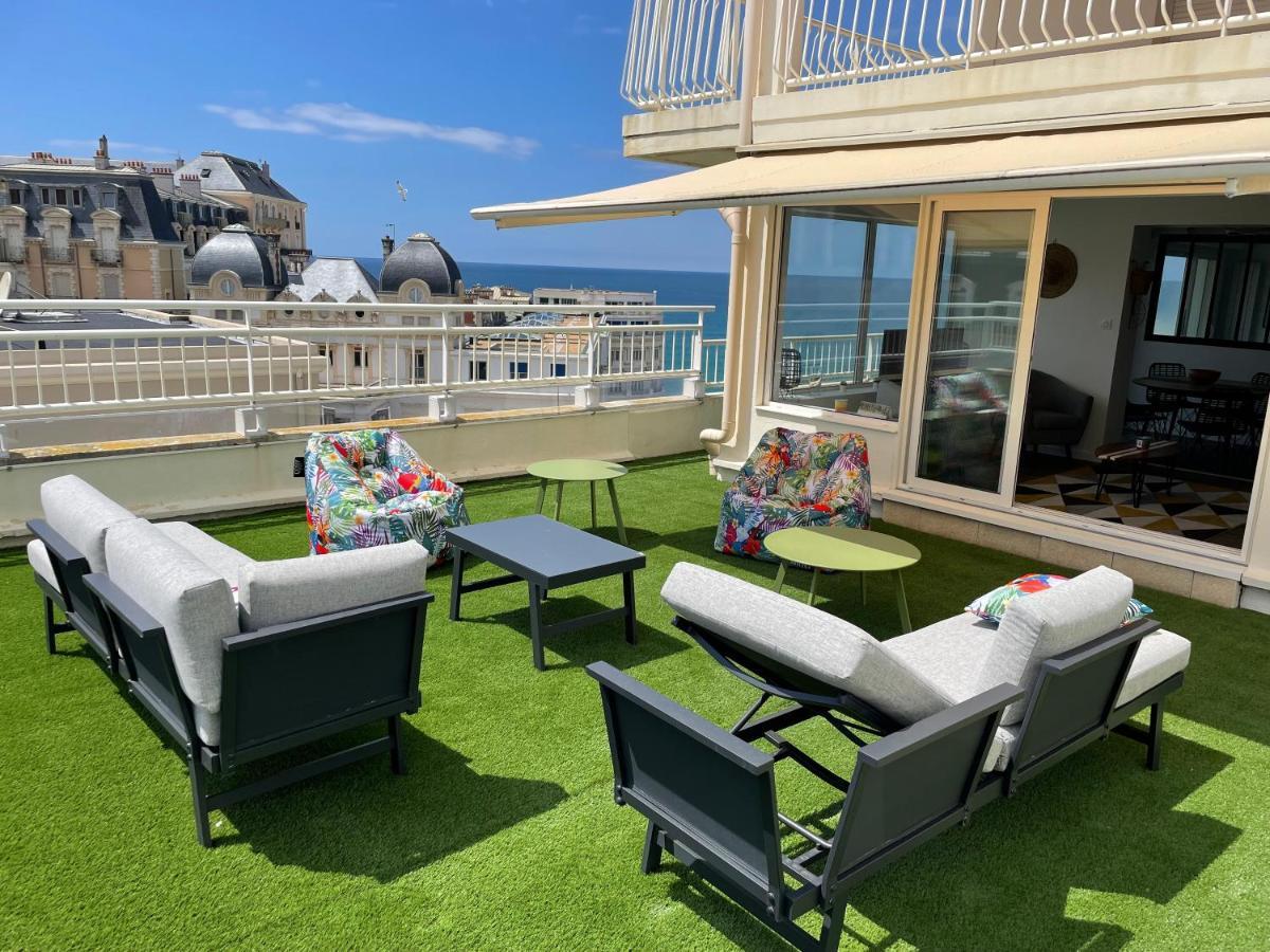 T3 Bis - 4 Etoiles Rooftop Et Vue Mer - Bellevue Biarritz Exterior photo